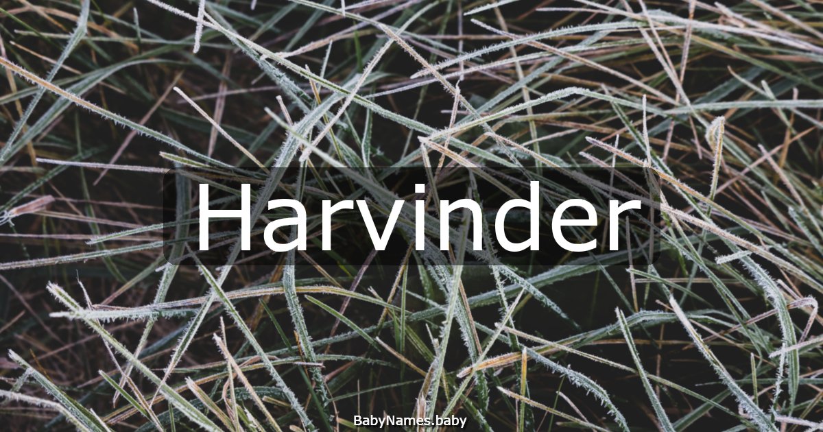 Harvinder