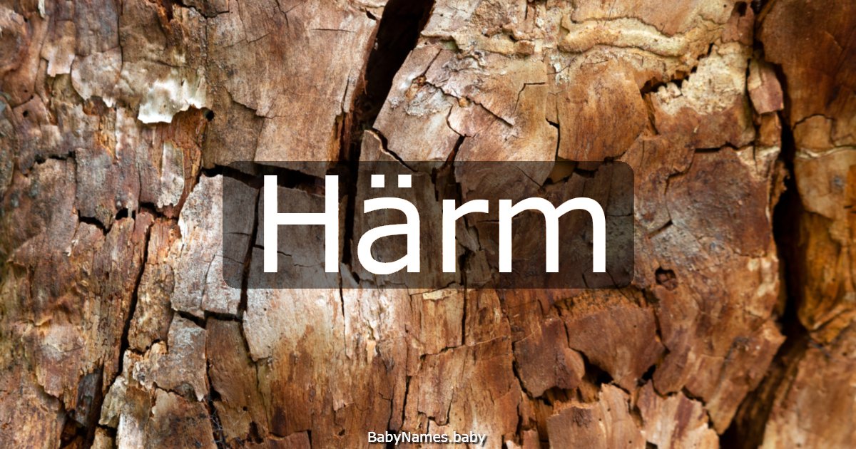 Härm
