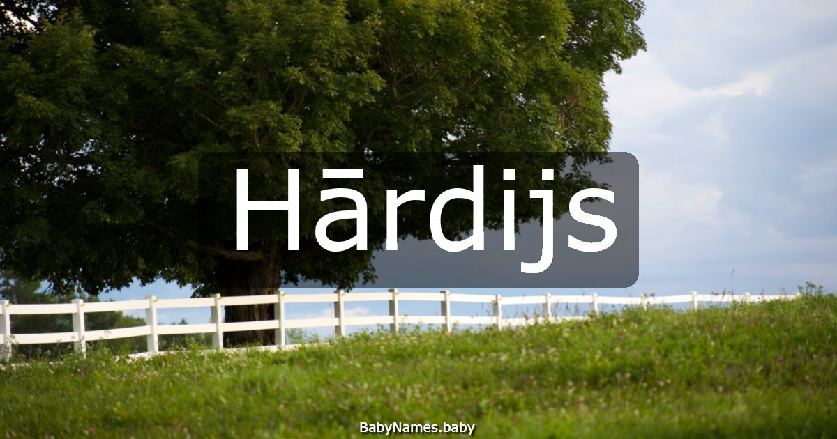 Hārdijs