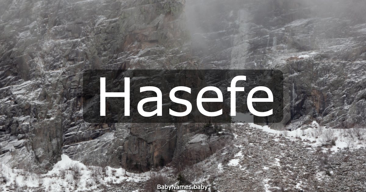 Hasefe