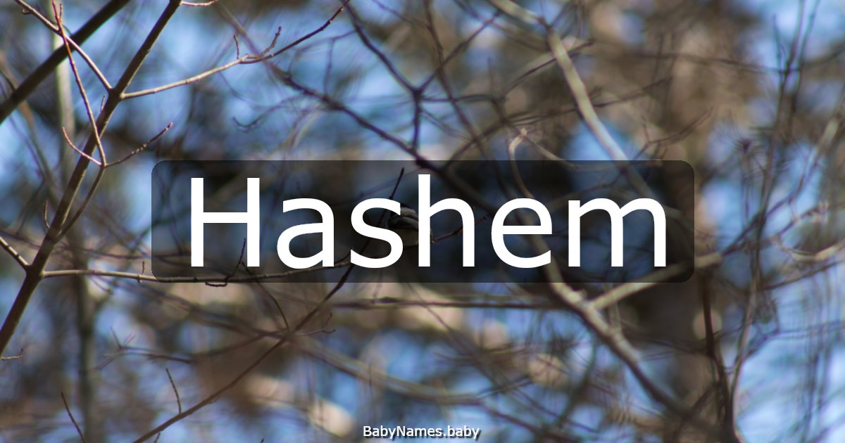 Hashem