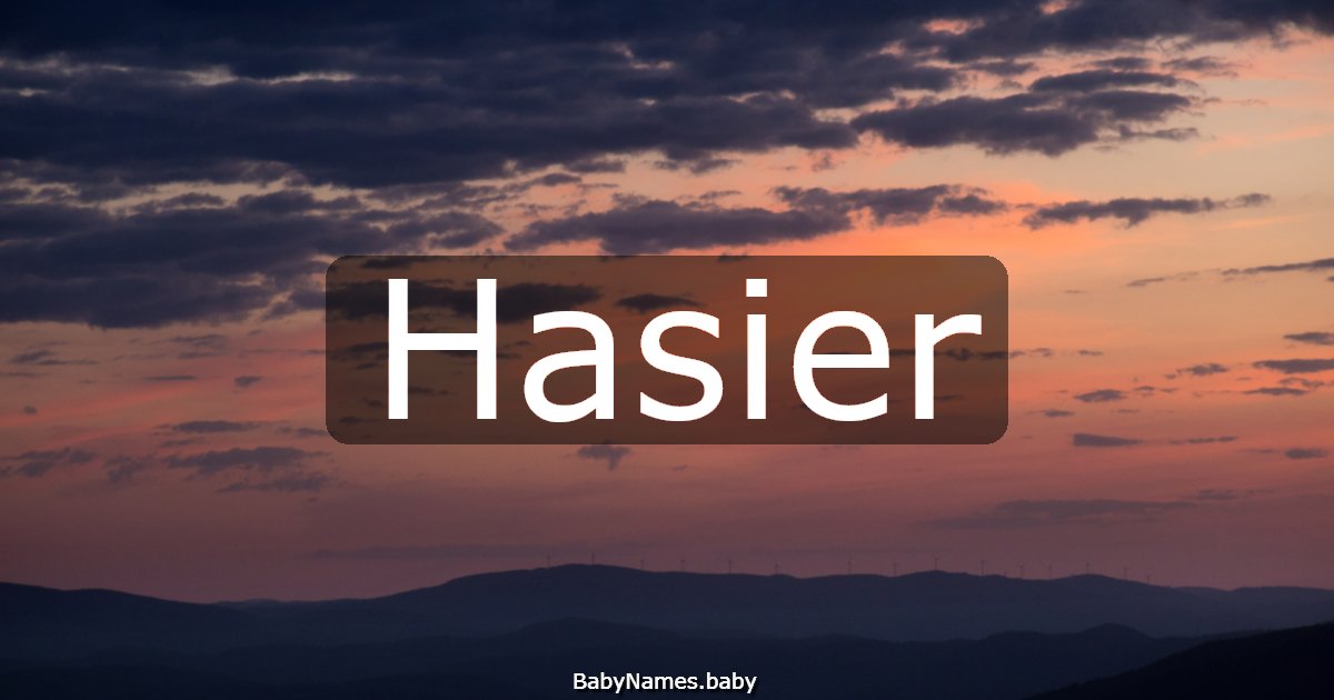 Hasier