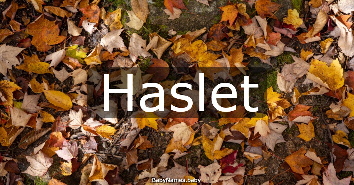 Haslet