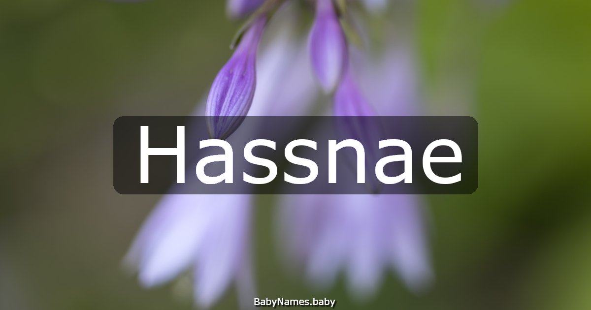 Hassnae