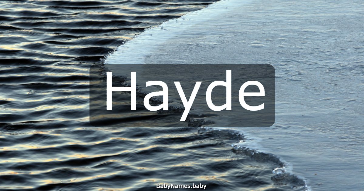 Hayde