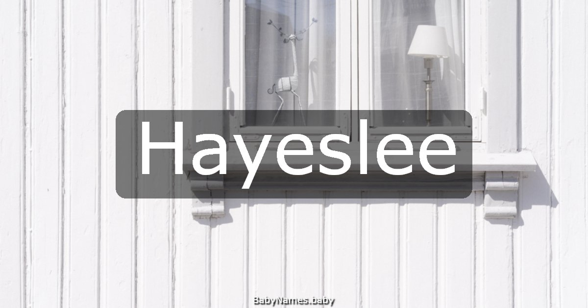 Hayeslee