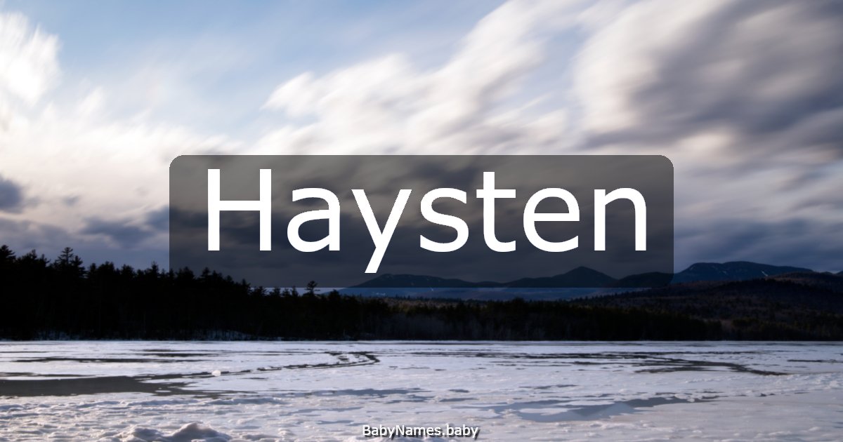Haysten