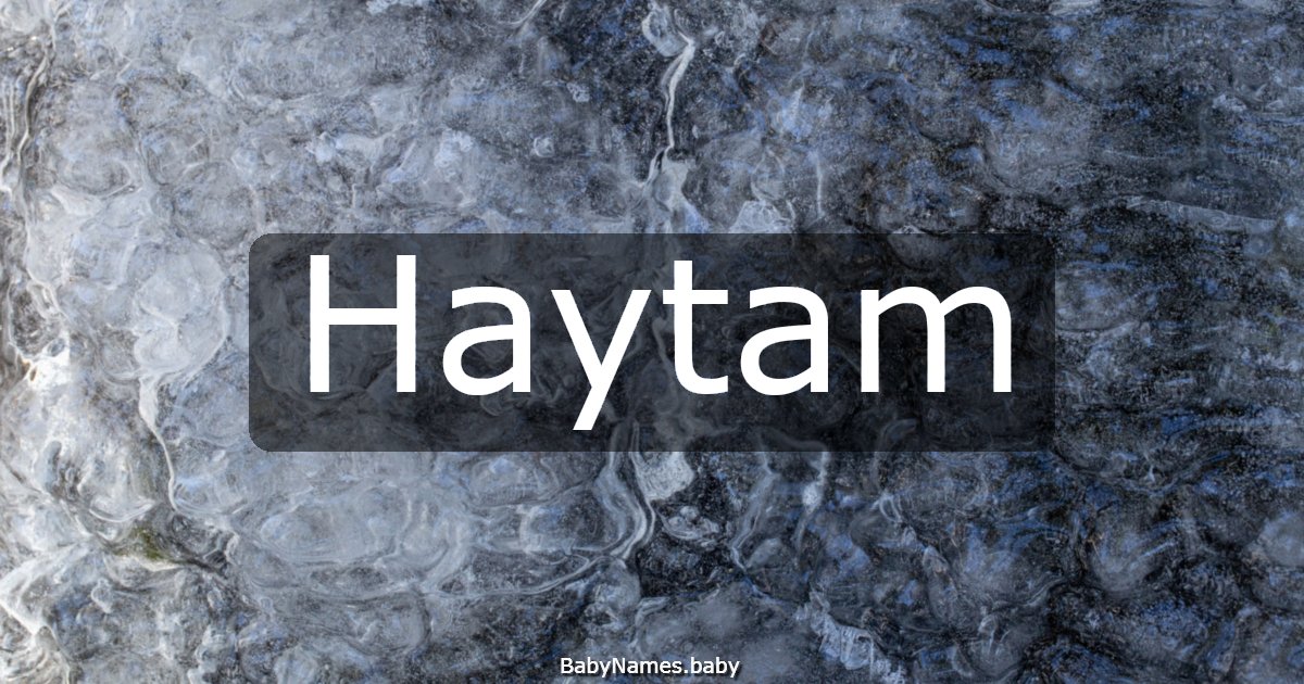 Haytam