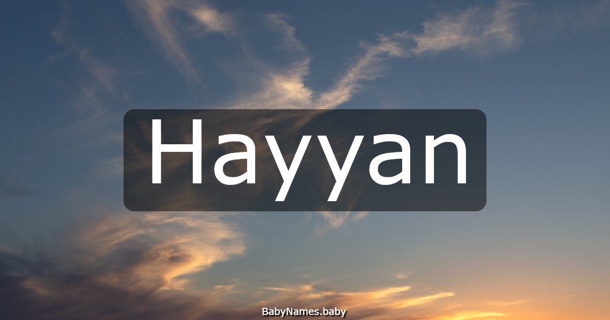 Hayyan