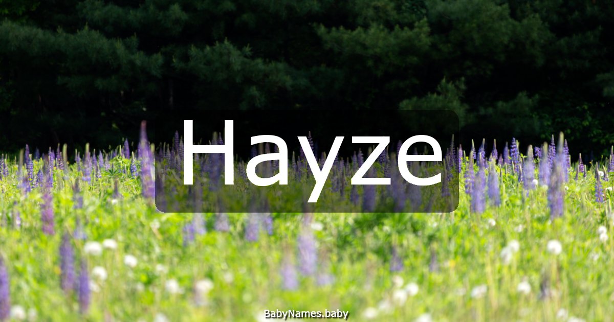 Hayze