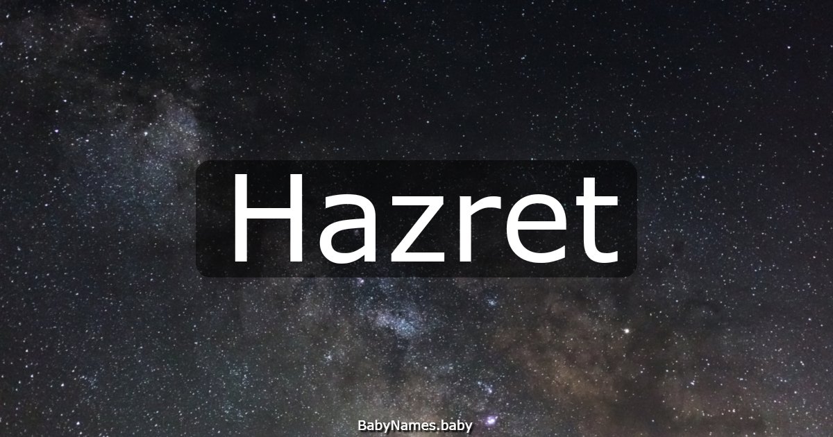 Hazret