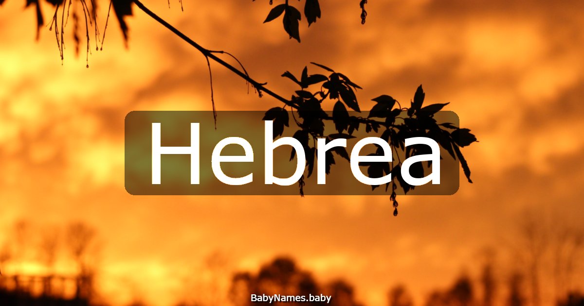 Hebrea