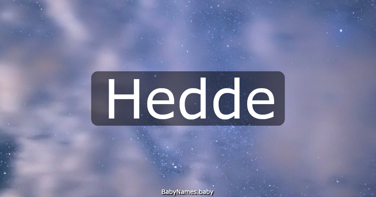 Hedde
