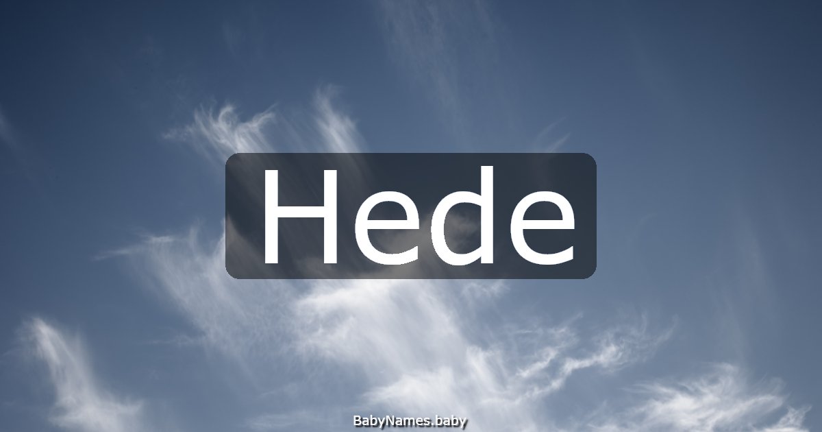 Hede