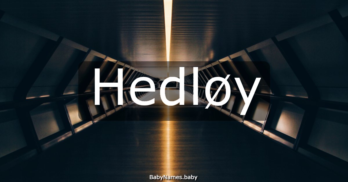 Hedløy