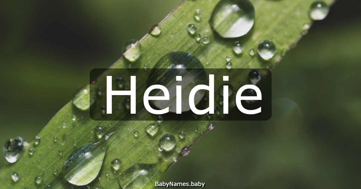 Heidie