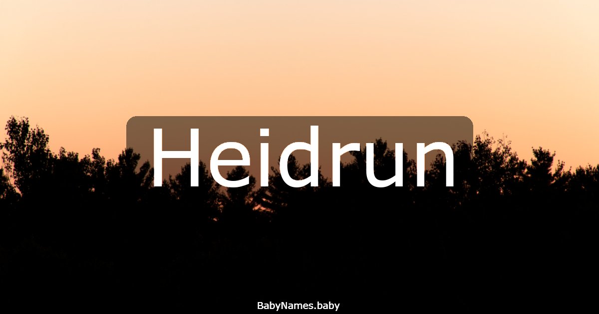 Heidrun