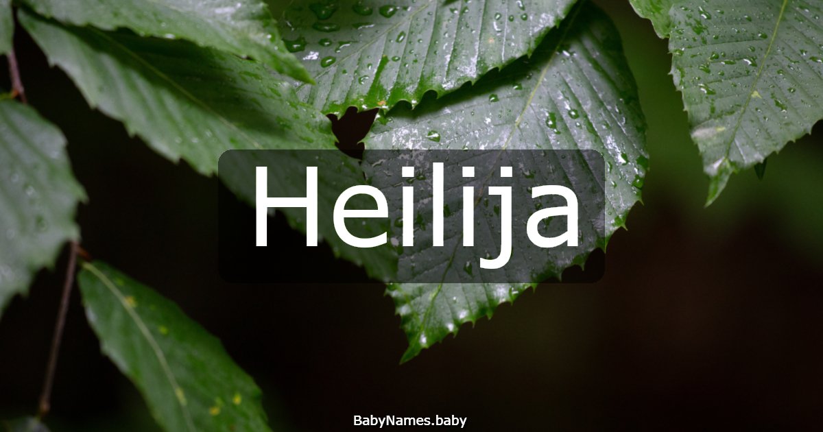 Heilija
