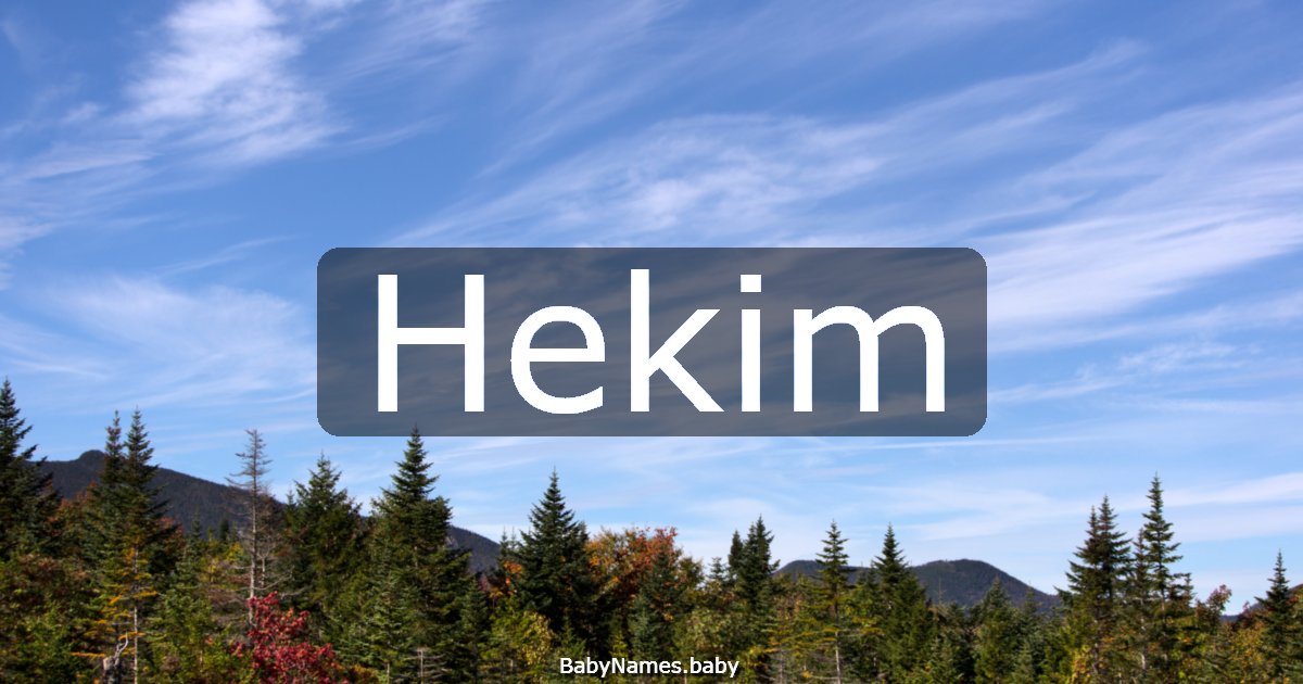 Hekim