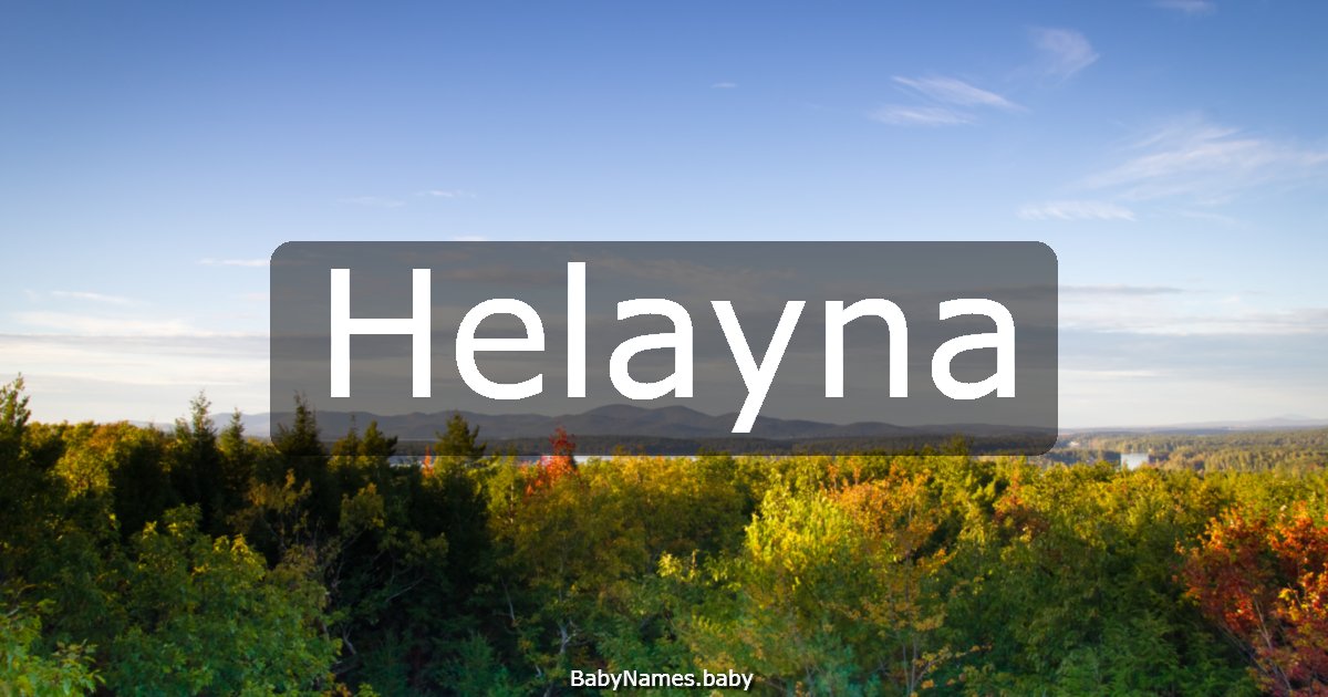 Helayna