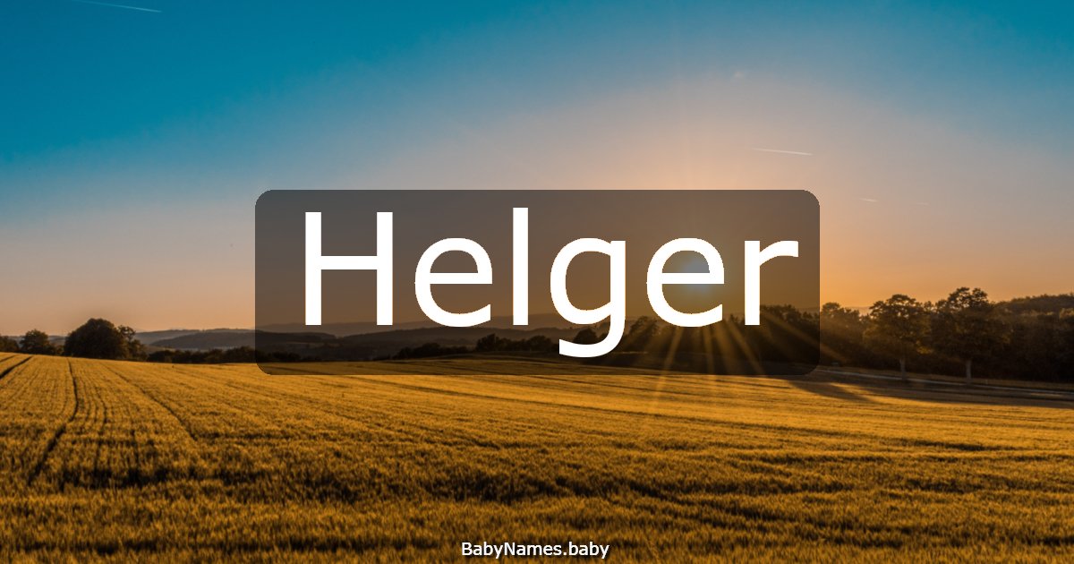 Helger