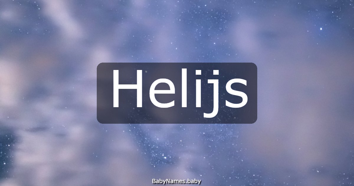 Helijs