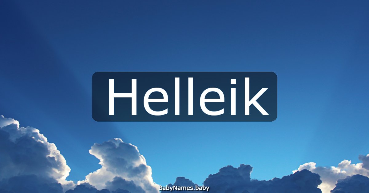 Helleik
