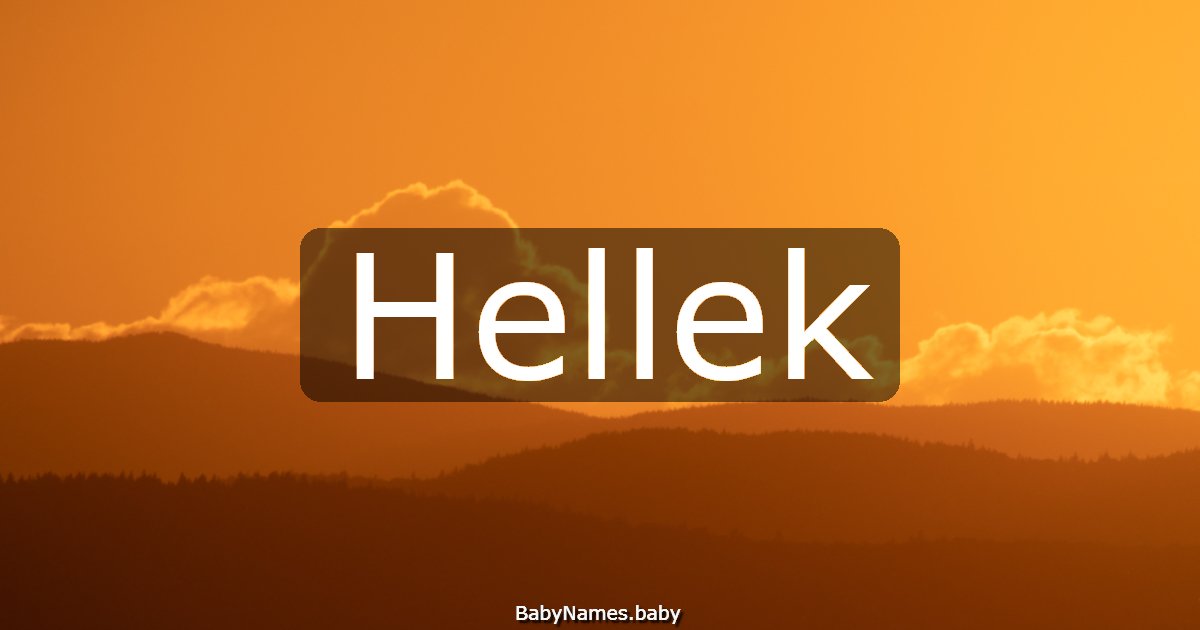 Hellek