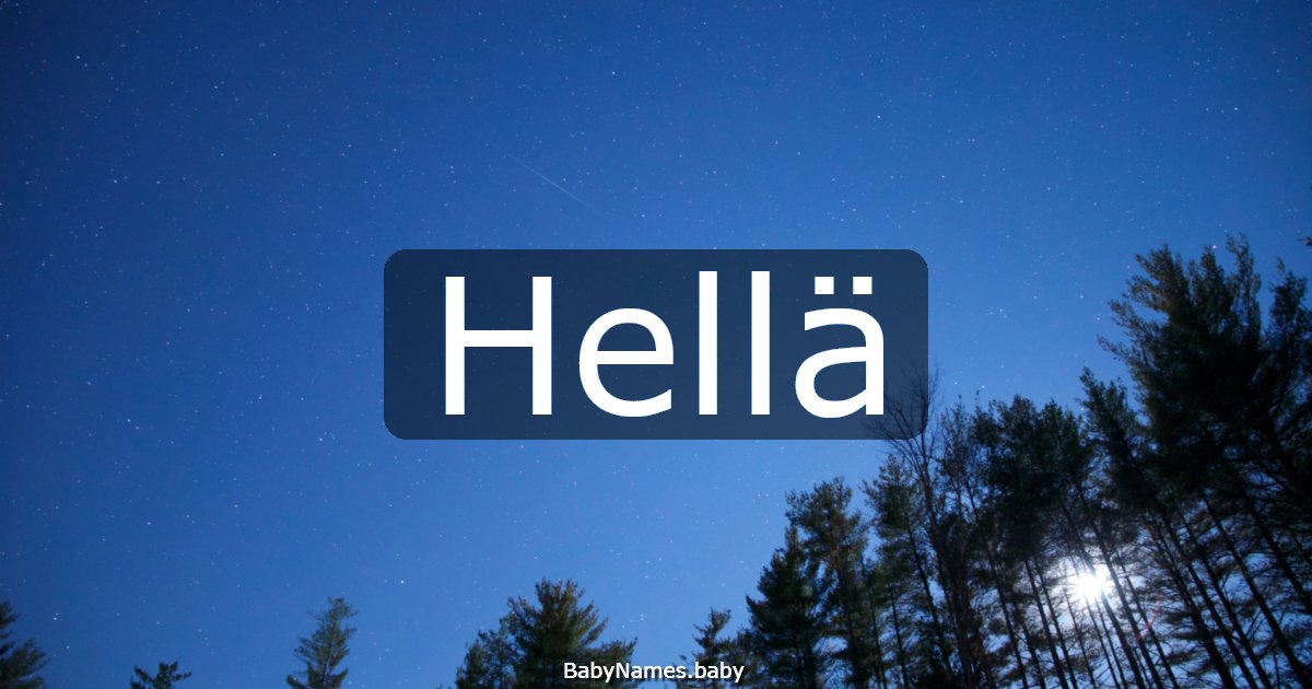 Hellä