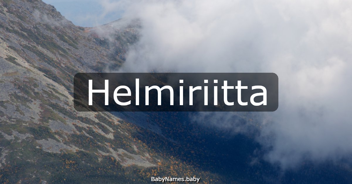 Helmiriitta