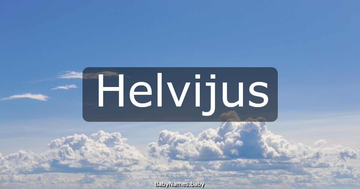Helvijus
