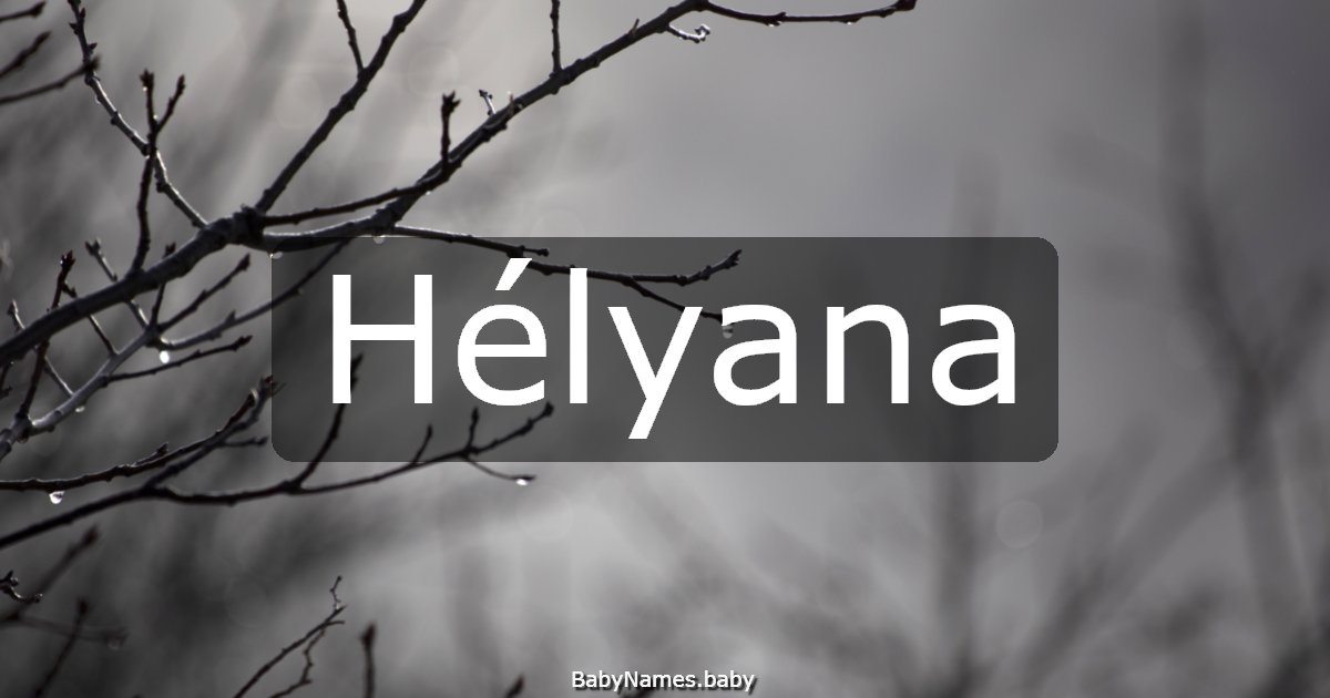 Hélyana