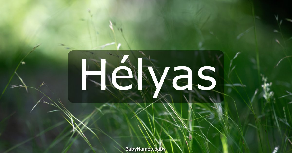 Hélyas