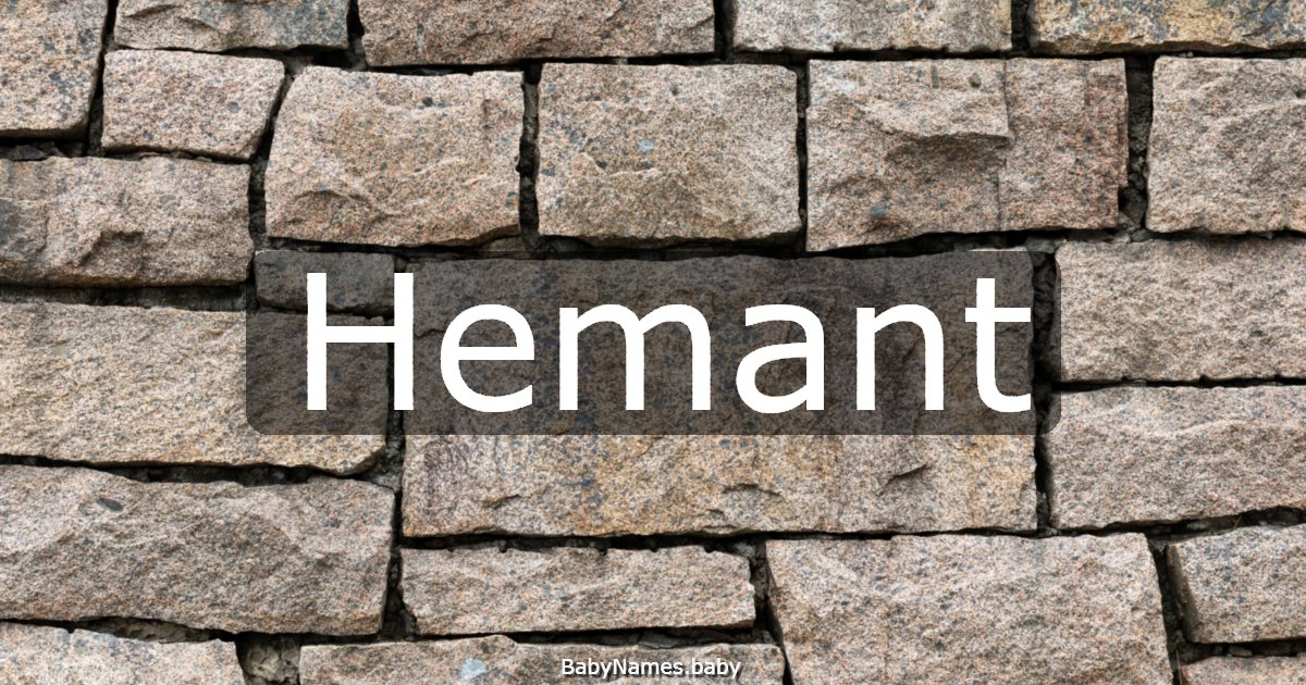 Hemant