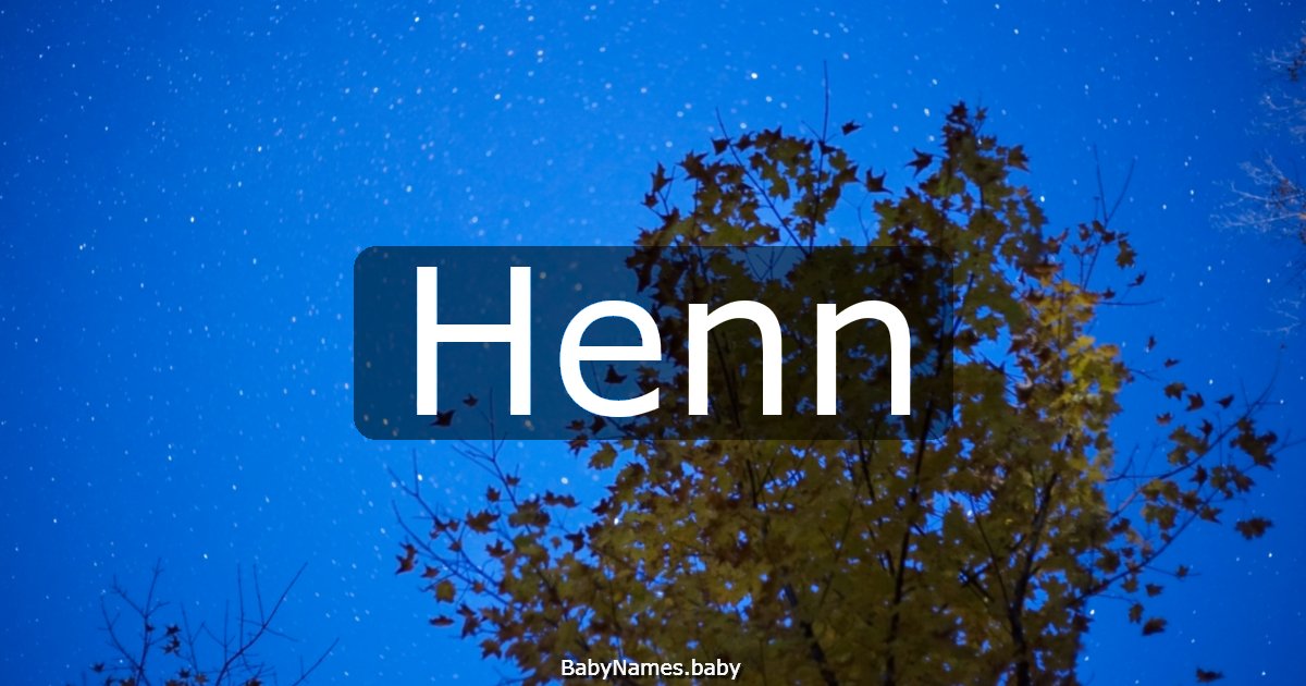 Henn