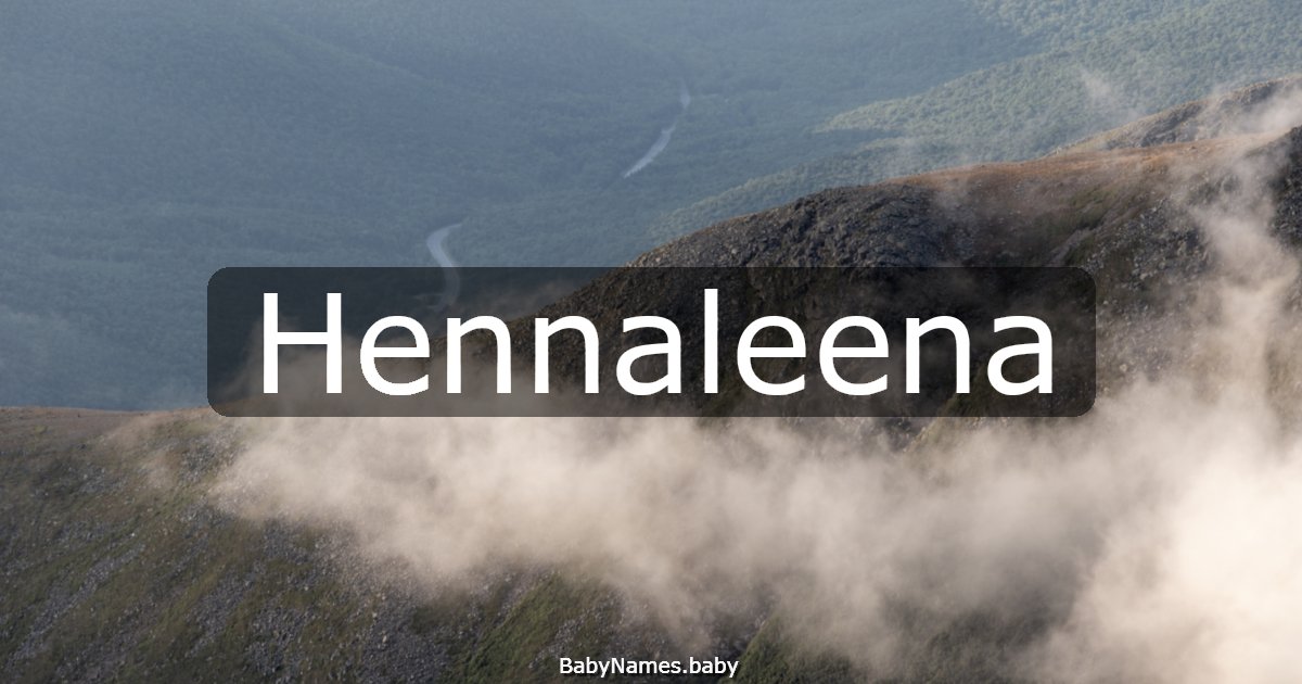 Hennaleena