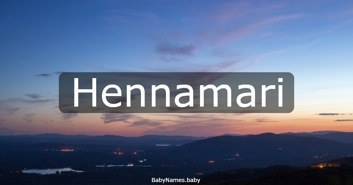 Hennamari