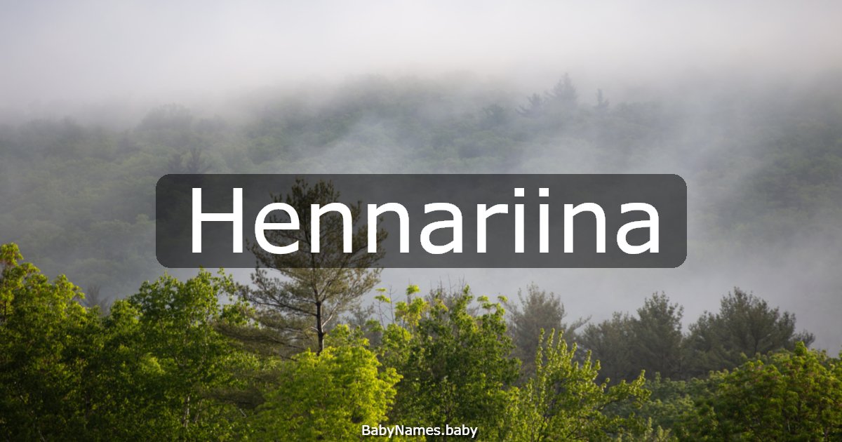 Hennariina