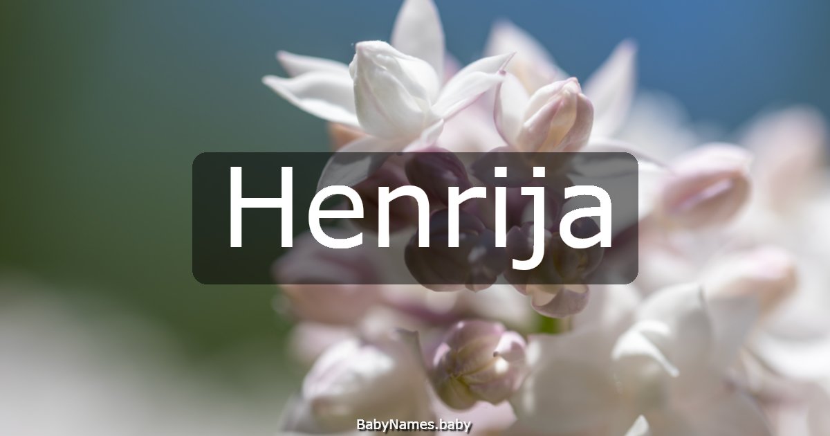 Henrija