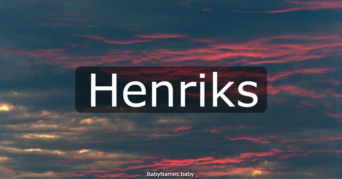 Henriks