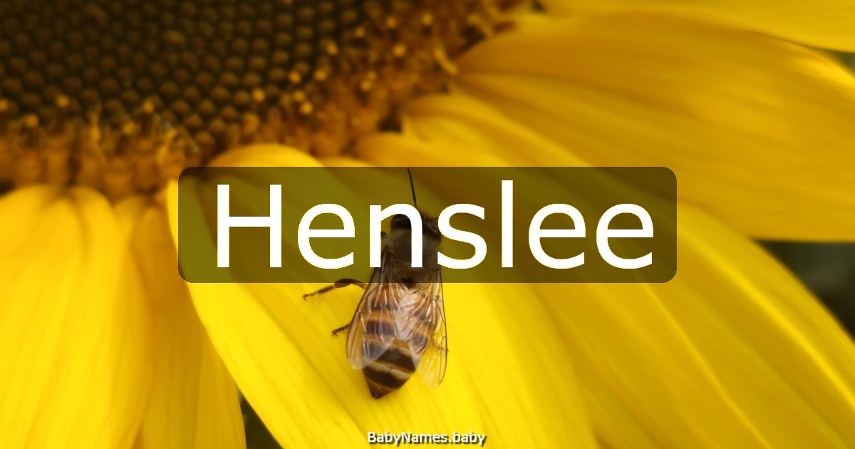 Henslee