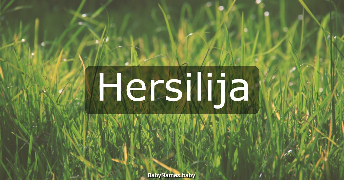 Hersilija