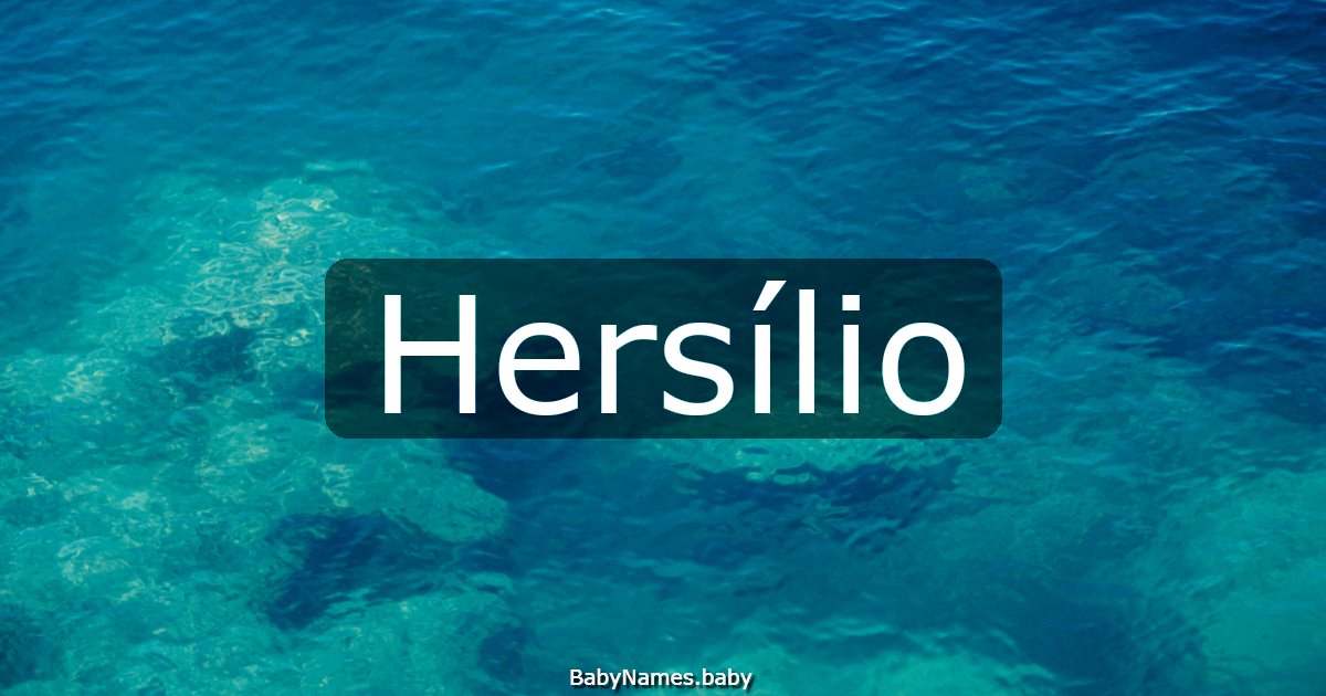 Hersílio