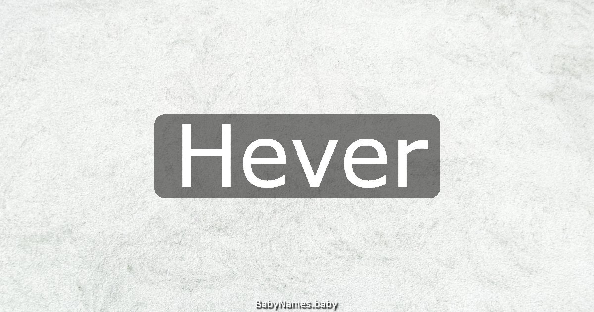 Hever