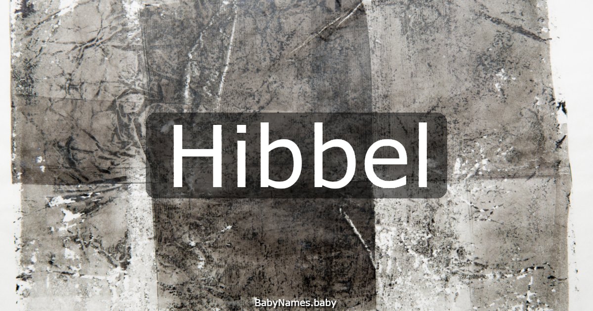 Hibbel