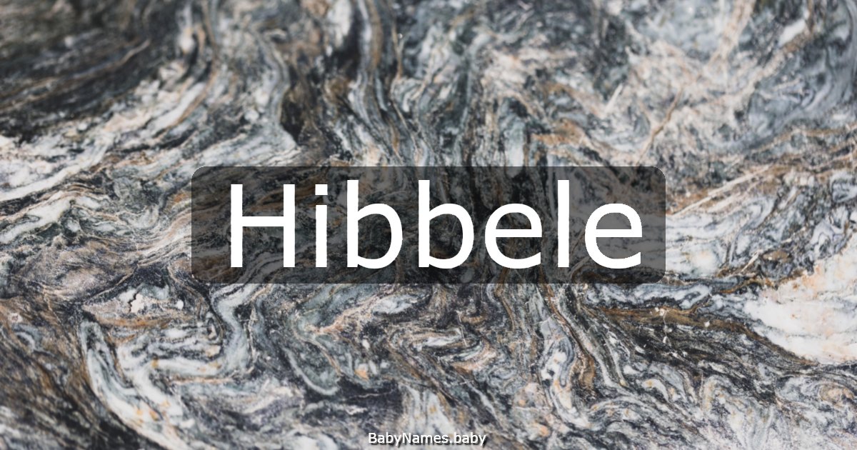 Hibbele