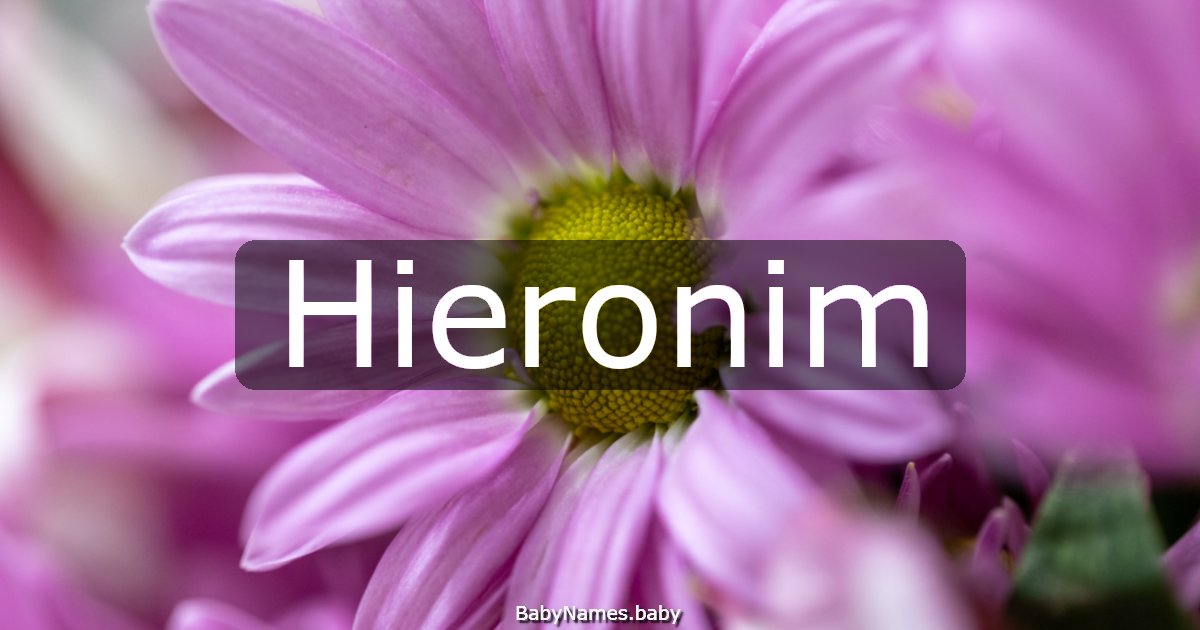 Hieronim
