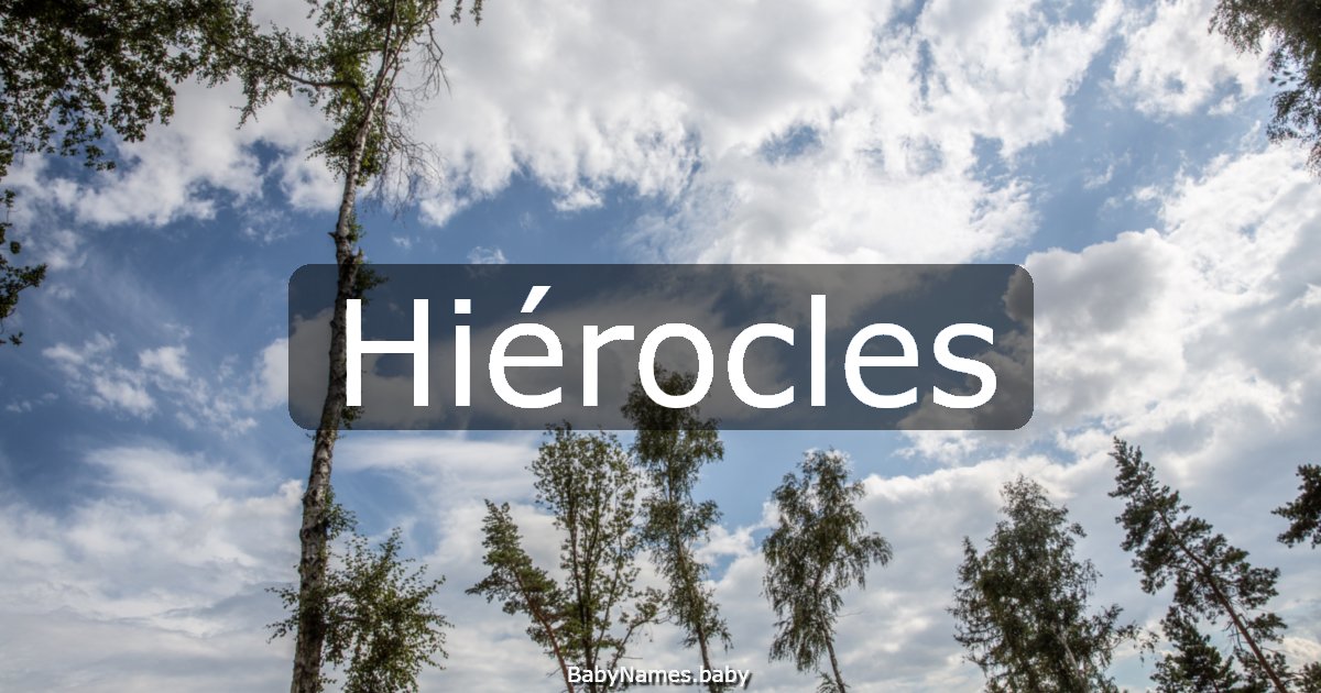 Hiérocles
