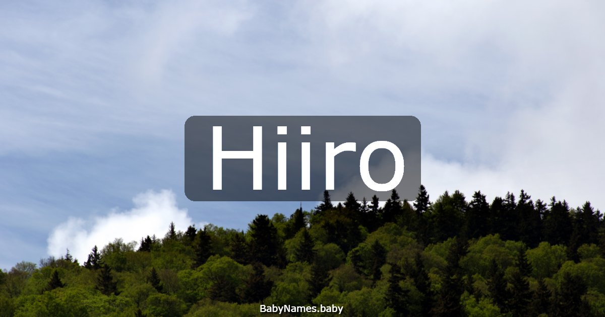 Hiiro