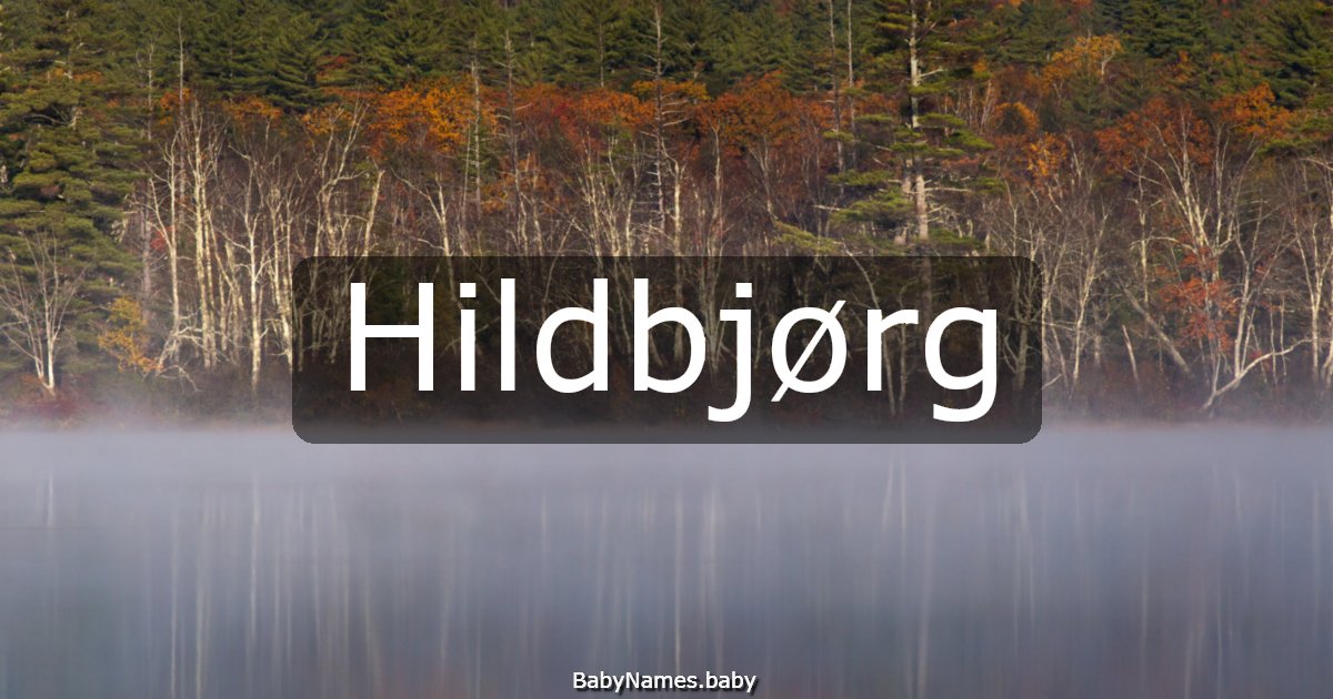 Hildbjørg